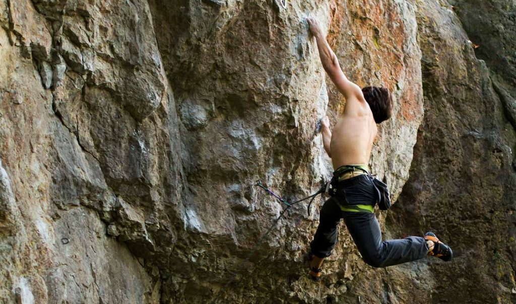 climbing despite fear