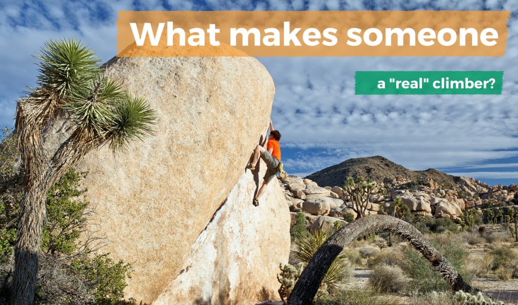 real climber Joshua Tree